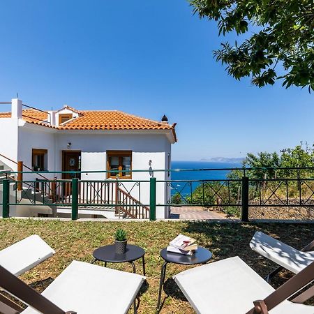 Villa Margini, Aegean Views , Pool Villa, Skopelos エクステリア 写真