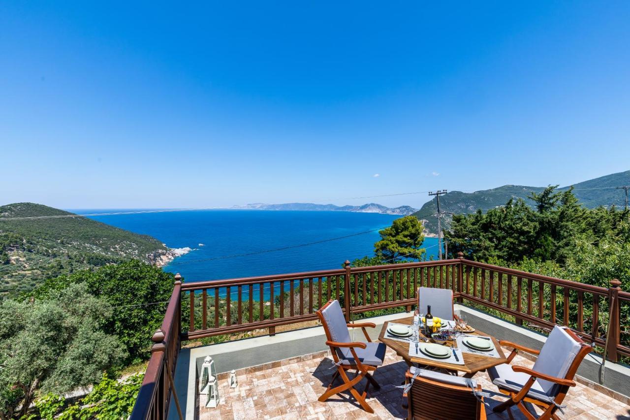 Villa Margini, Aegean Views , Pool Villa, Skopelos エクステリア 写真