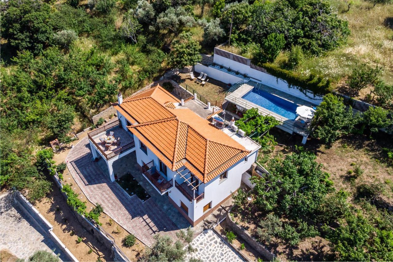 Villa Margini, Aegean Views , Pool Villa, Skopelos エクステリア 写真
