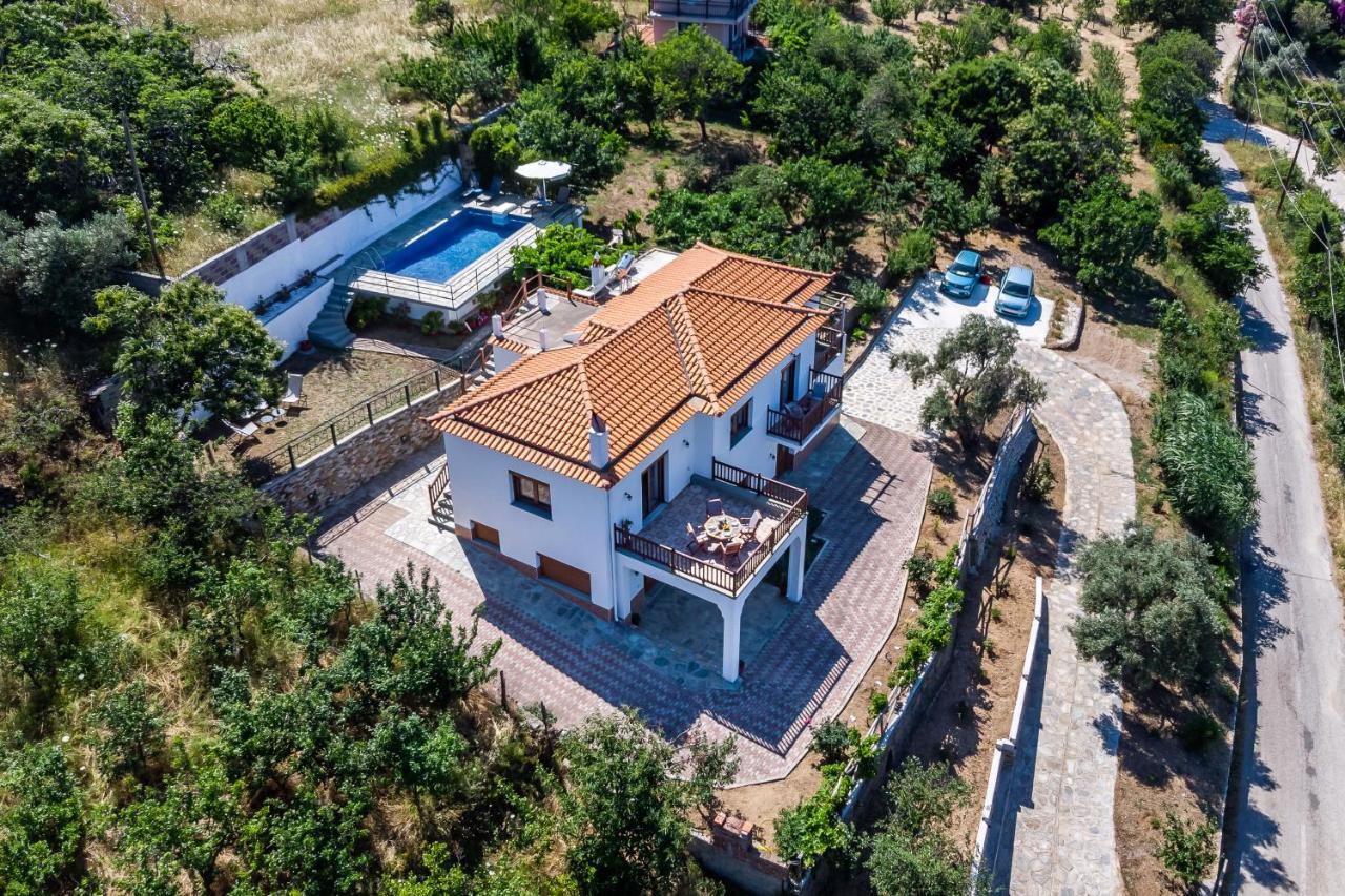 Villa Margini, Aegean Views , Pool Villa, Skopelos エクステリア 写真