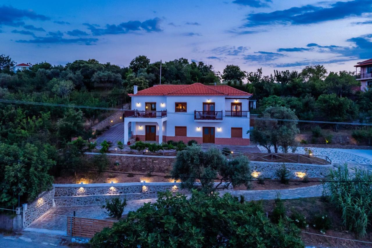 Villa Margini, Aegean Views , Pool Villa, Skopelos エクステリア 写真