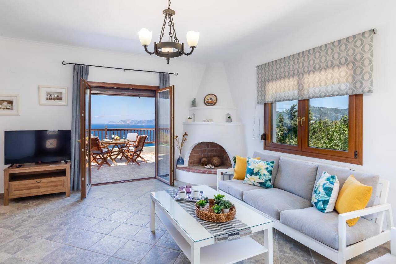 Villa Margini, Aegean Views , Pool Villa, Skopelos エクステリア 写真