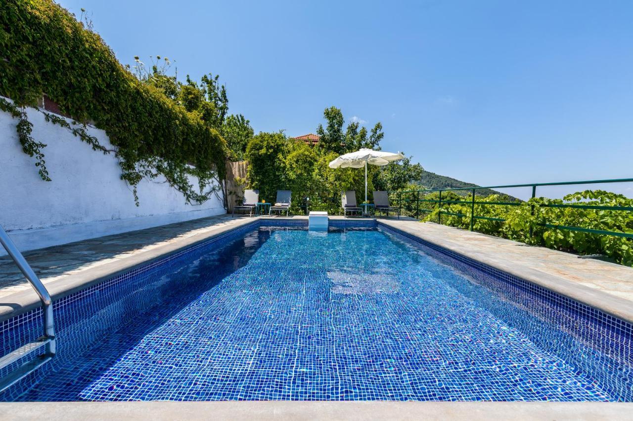 Villa Margini, Aegean Views , Pool Villa, Skopelos エクステリア 写真