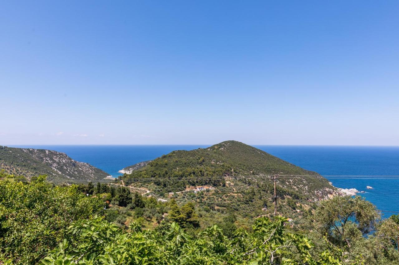 Villa Margini, Aegean Views , Pool Villa, Skopelos エクステリア 写真